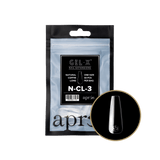 Apres Gel X™ Refill Bags (50pcs) Natural Coffin Long Tips