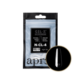 Apres Gel X™ Refill Bags (50pcs) Natural Coffin Long Tips