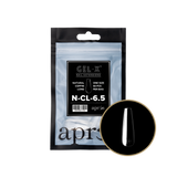 Apres Gel X™ Refill Bags (50pcs) Natural Coffin Long Tips