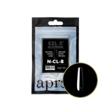 Apres Gel X™ Refill Bags (50pcs) Natural Coffin Long Tips