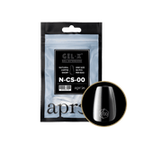 Apres Gel X™ Refill Bags (50pcs) Natural Coffin Short Tips