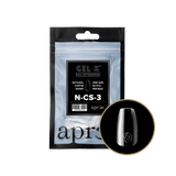 Apres Gel X™ Refill Bags (50pcs) Natural Coffin Short Tips