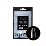 Apres Gel X™ Refill Bags (50pcs) Natural Coffin Short Tips
