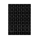 JNBS Nail Sticker Airbrush Stencil