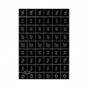 JNBS Nail Sticker Airbrush Stencil