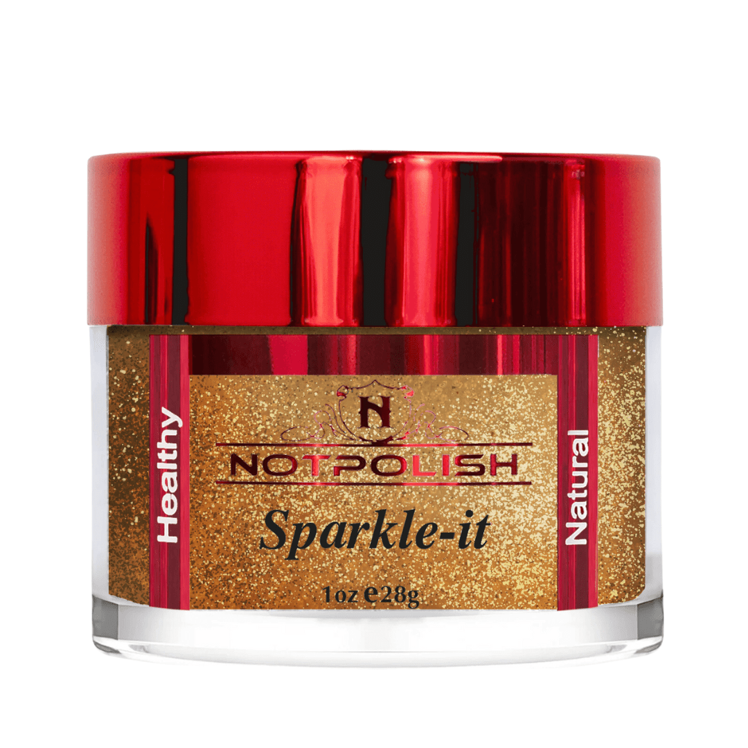 NOTPOLISH Powder Sparkle It ST11 Goldie