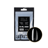 Apres Gel X™ Refill Bags (50pcs) Natural Round Long Tips