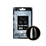 Apres Gel X™ Refill Bags (50pcs) Natural Round Medium Tips