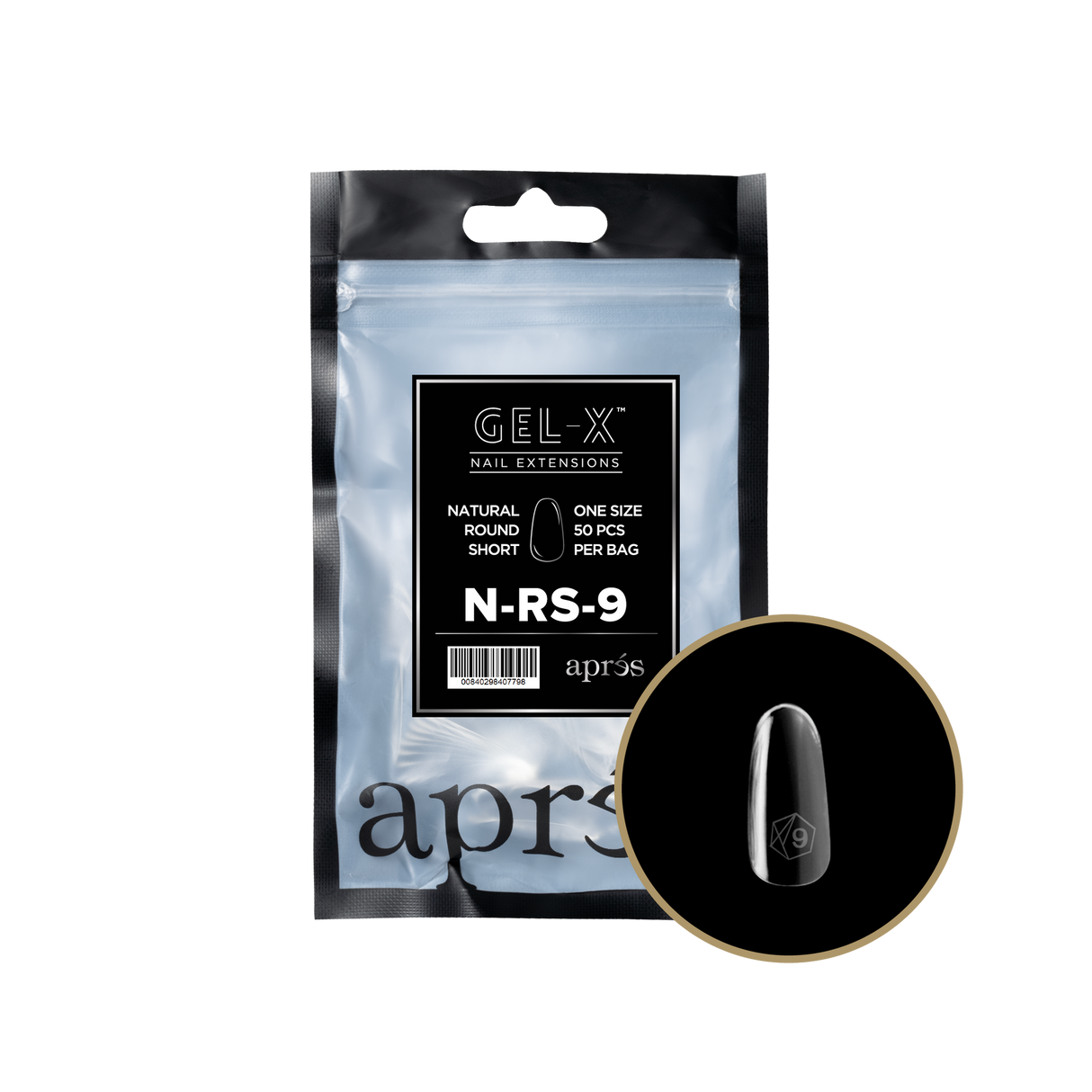 Apres Refill Bags (50pcs) Natural Round Short