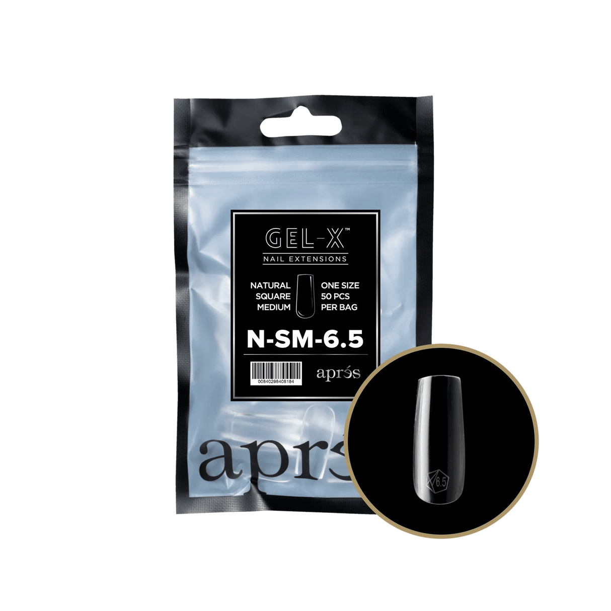 Apres Refill Bags (50pcs) Natural Square Medium