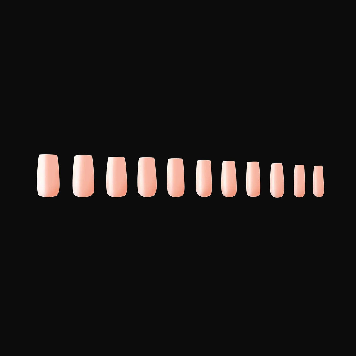 Apres Gel X™ NEUTRALS Box of 150pcs Chloe Natural Square Tips