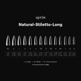 Apres Gel X™ Box of 600pcs 2.0 Natural Stiletto Tips