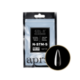 Apres Refill Bags (50pcs) Natural Stiletto Medium Tips