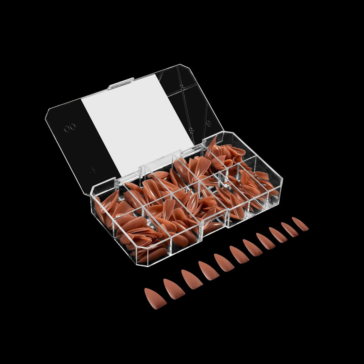 Apres Gel X™ NEUTRALS Box of 150pcs Imani Natural Stiletto Tips