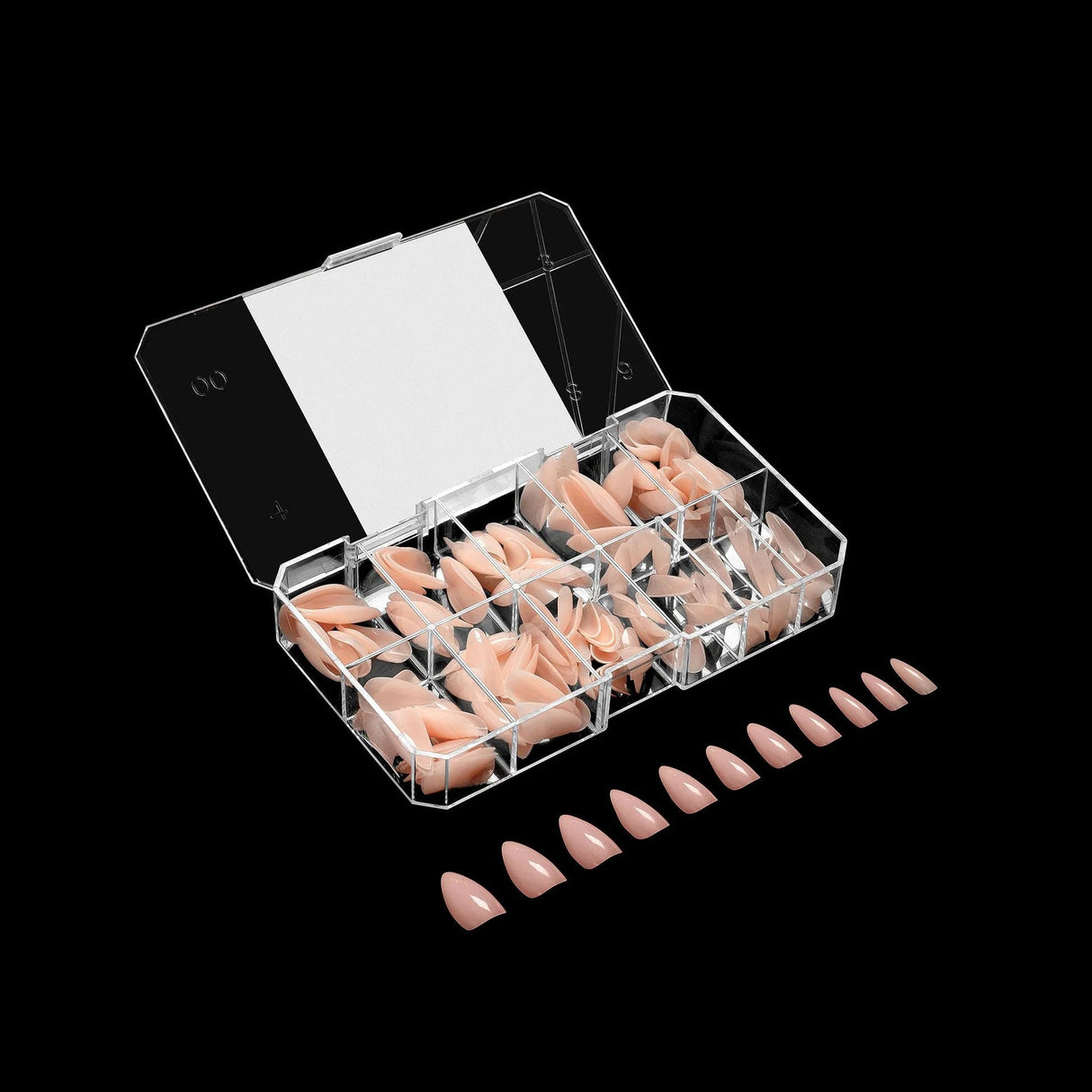 Apres Gel X™ NEUTRALS Box of 150pcs Chloe Natural Stiletto Tips