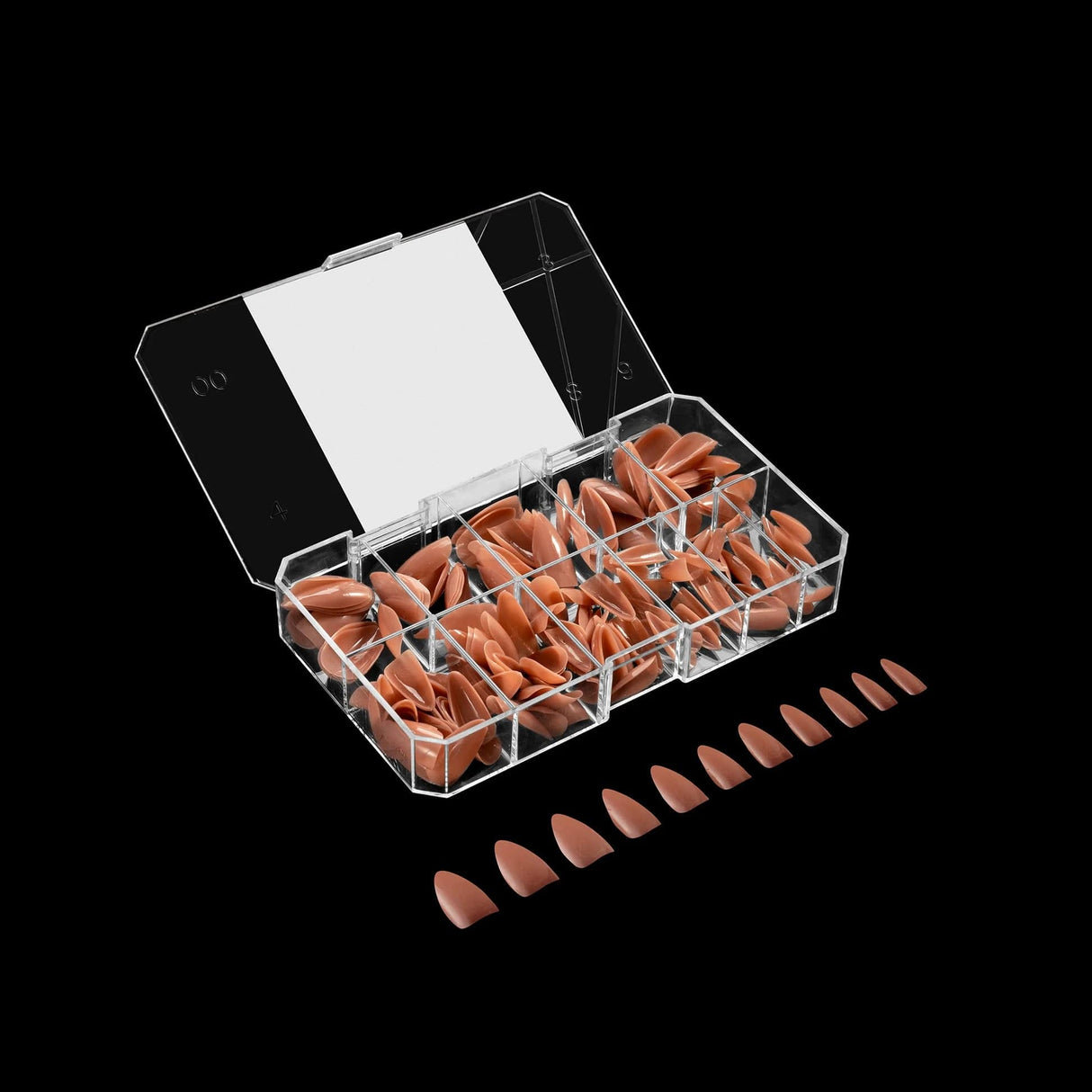 Apres Gel X™ NEUTRALS Box of 150pcs Imani Natural Stiletto Tips