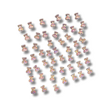 JNBS Nail Charm 3D Kawaii Aurora Gummy Bear (50pcs)