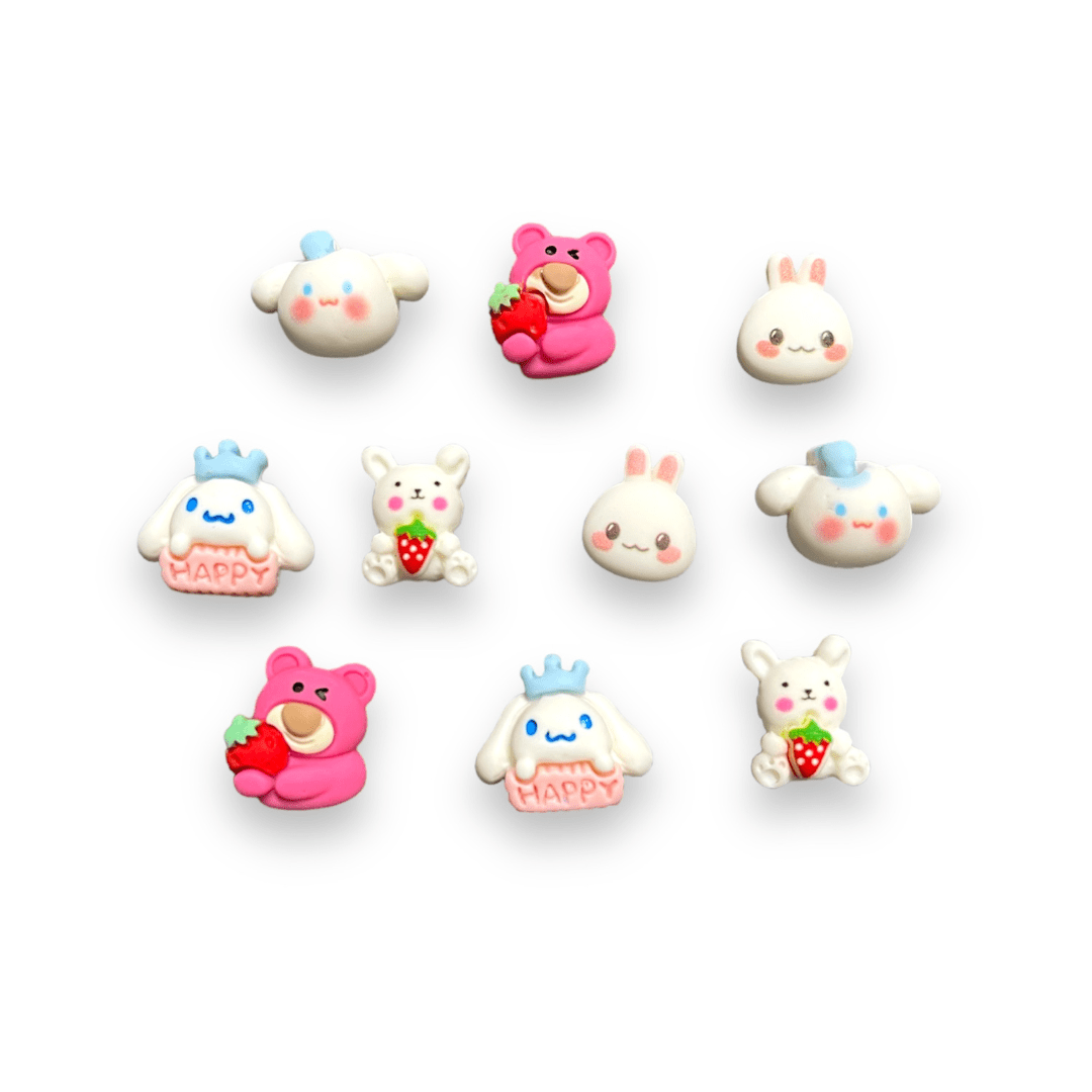 JNBS Nail Charm Kawaii Fluffy Hugs 7055