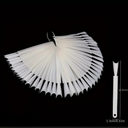 JNBS Nail Swatch Sample Display Fan-shaped Stiletto (50pcs/pack)