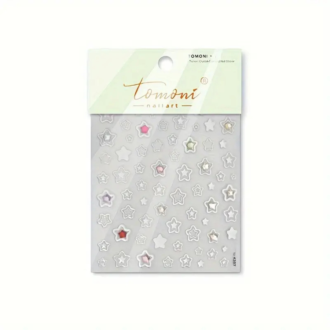 JNBS Nail Sticker Embossed Star TO-4357