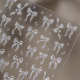 JNBS Nail Sticker Glitter Bow