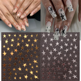 JNBS Nail Sticker Gold & Silver Star SO-165