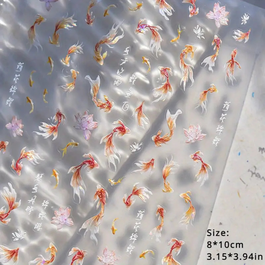 JNBS Nail Sticker Koi Fish TO4164