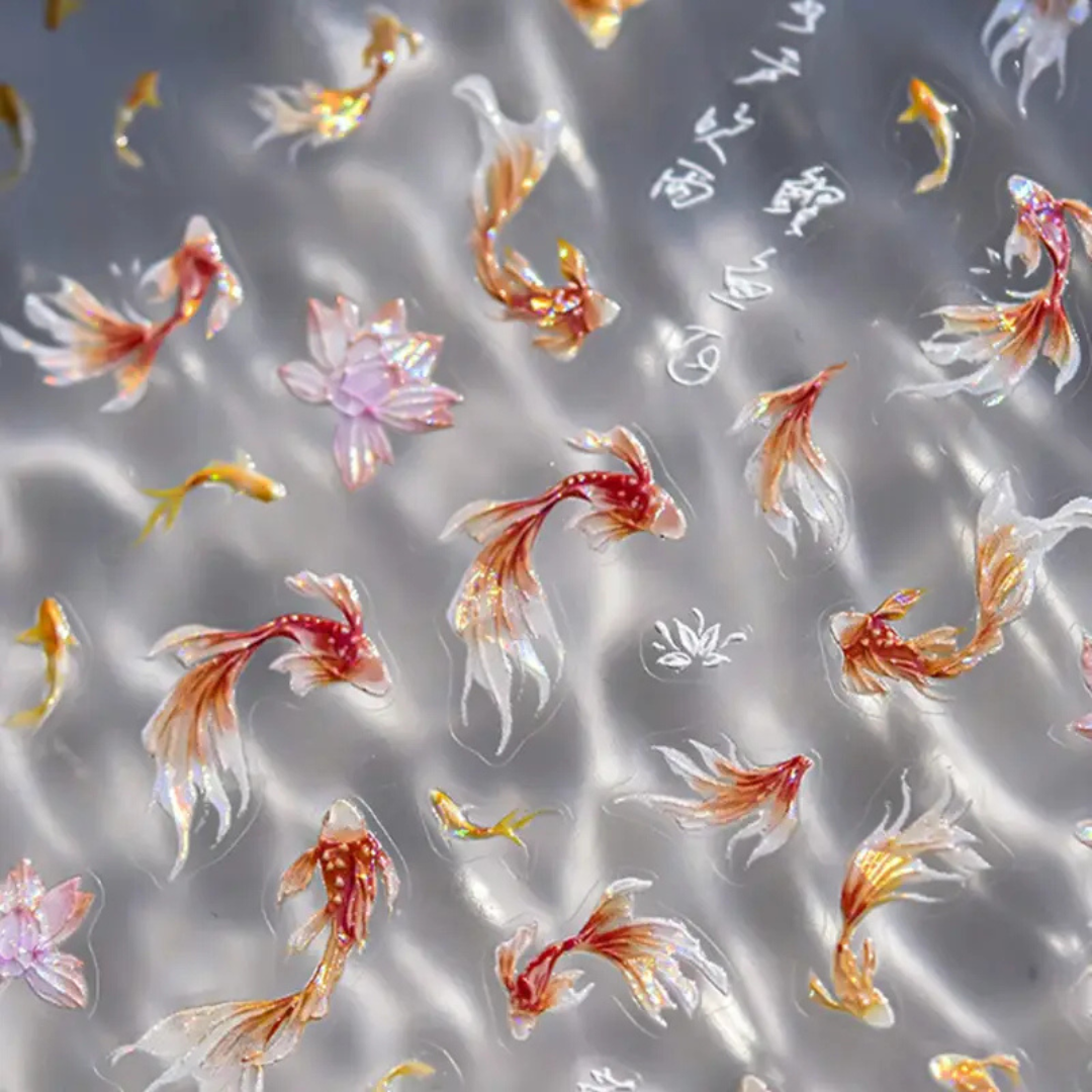 JNBS Nail Sticker Koi Fish TO4164