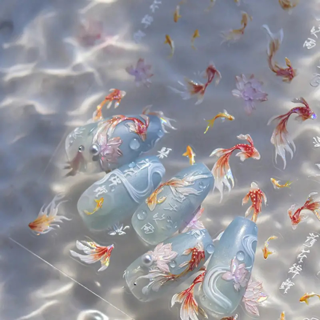 JNBS Nail Sticker Koi Fish TO4164