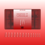 NOTPOLISH Press X Box of 630pcs Natural Coffin Medium / Long Tips