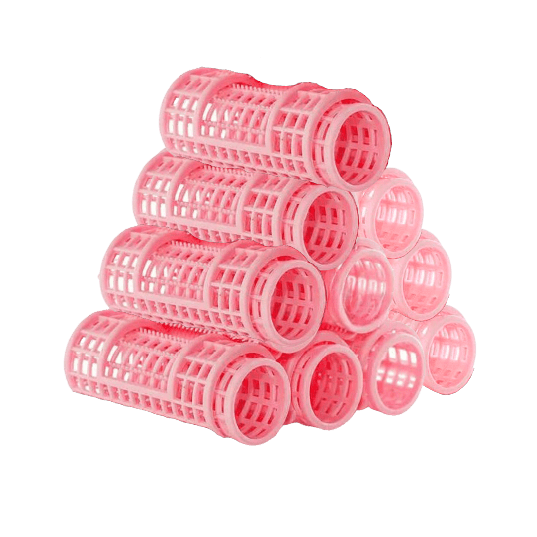 JNBS Hair Pink Rollers (10pcs)