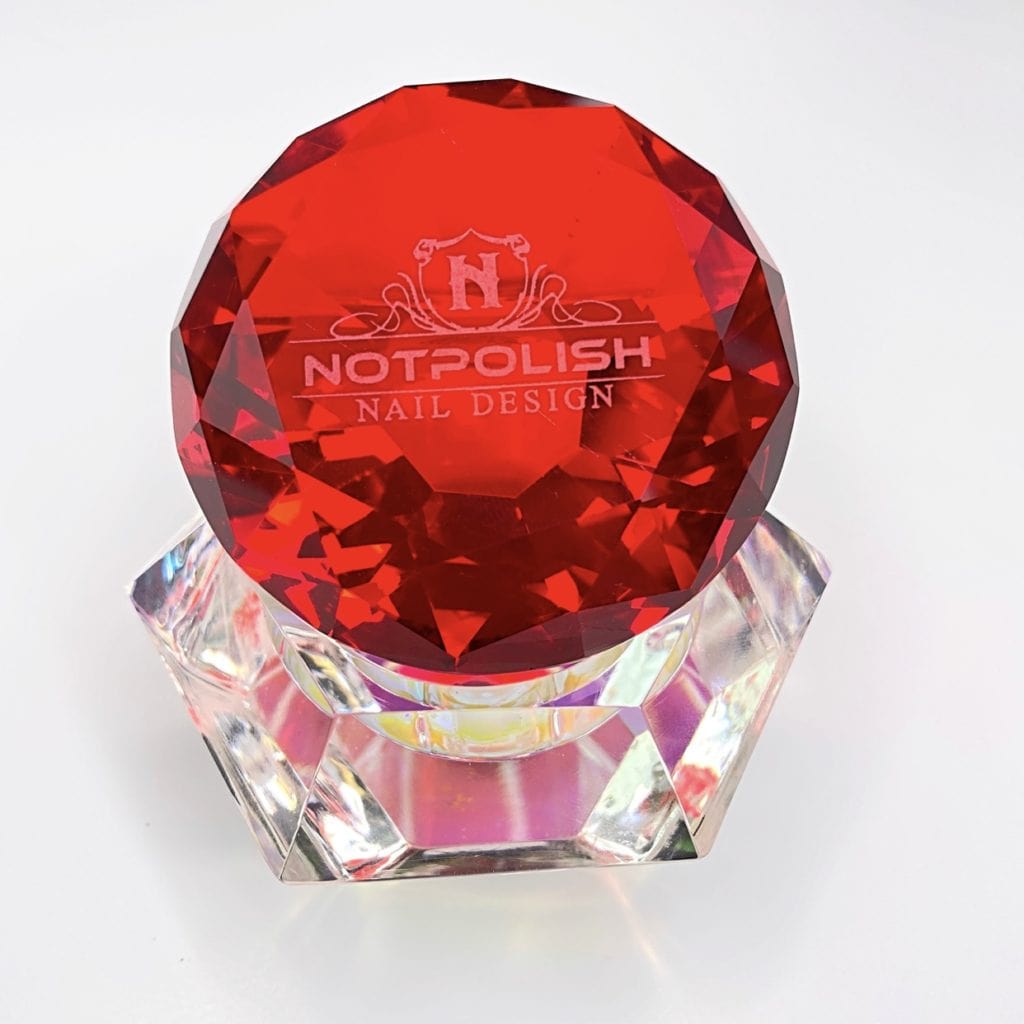 NOTPOLISH Nail Design Dappen Dish Diamond