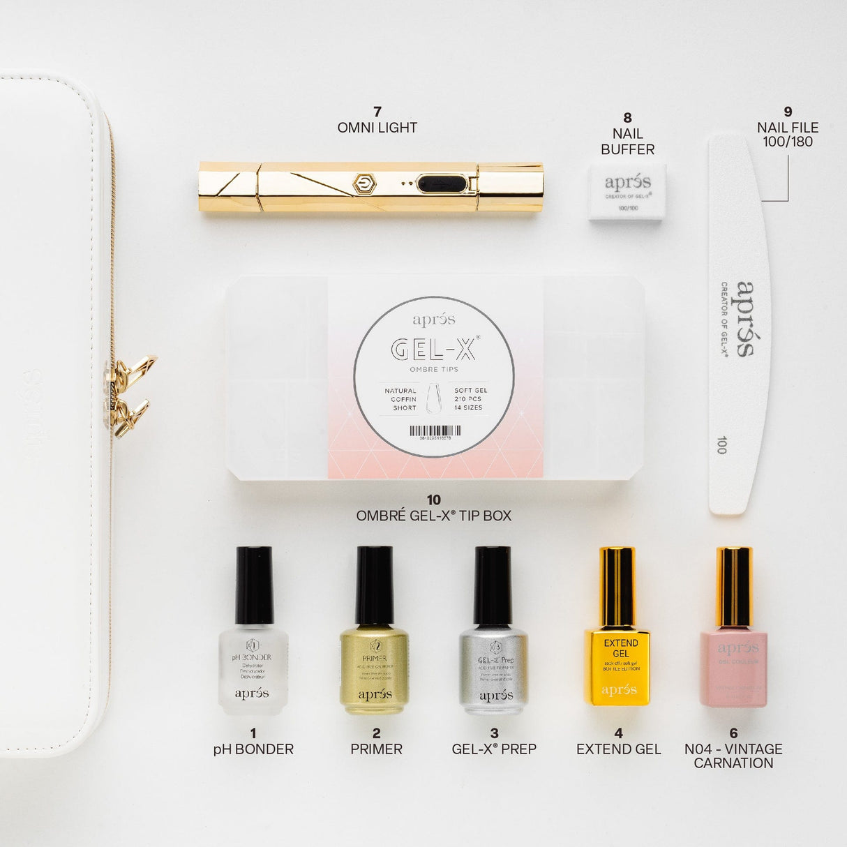 Apres Gel X™ Ombre Nail Extension Kit Box Tip