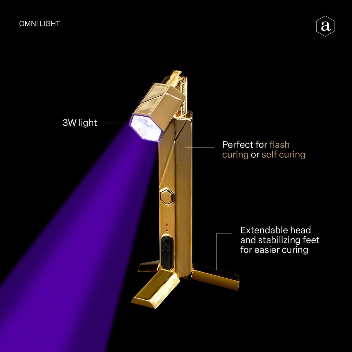Apres Lamp Gel-X® Omni Light Gold
