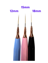 JNBS Nail Art Brush - Art Liner (12mm / 15mm / 18mm) - Retractable Design