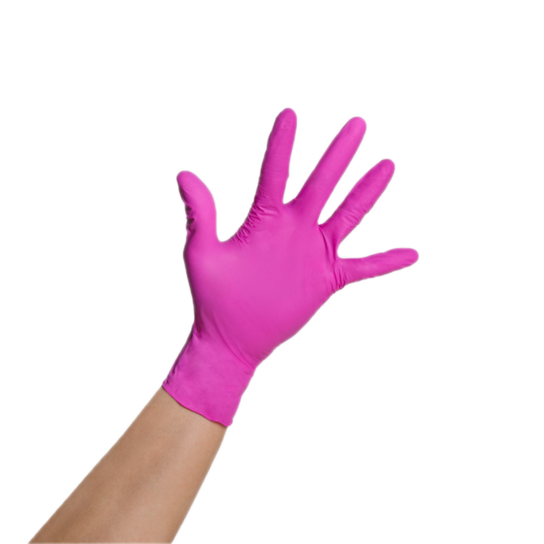 Nitrile Gloves Pink Paws Framar (3 Sizes)