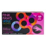Nitrile Gloves Pink Paws Framar (3 Sizes)