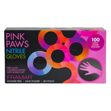 Pink Paws Framar Nitrile Gloves (3 Sizes)