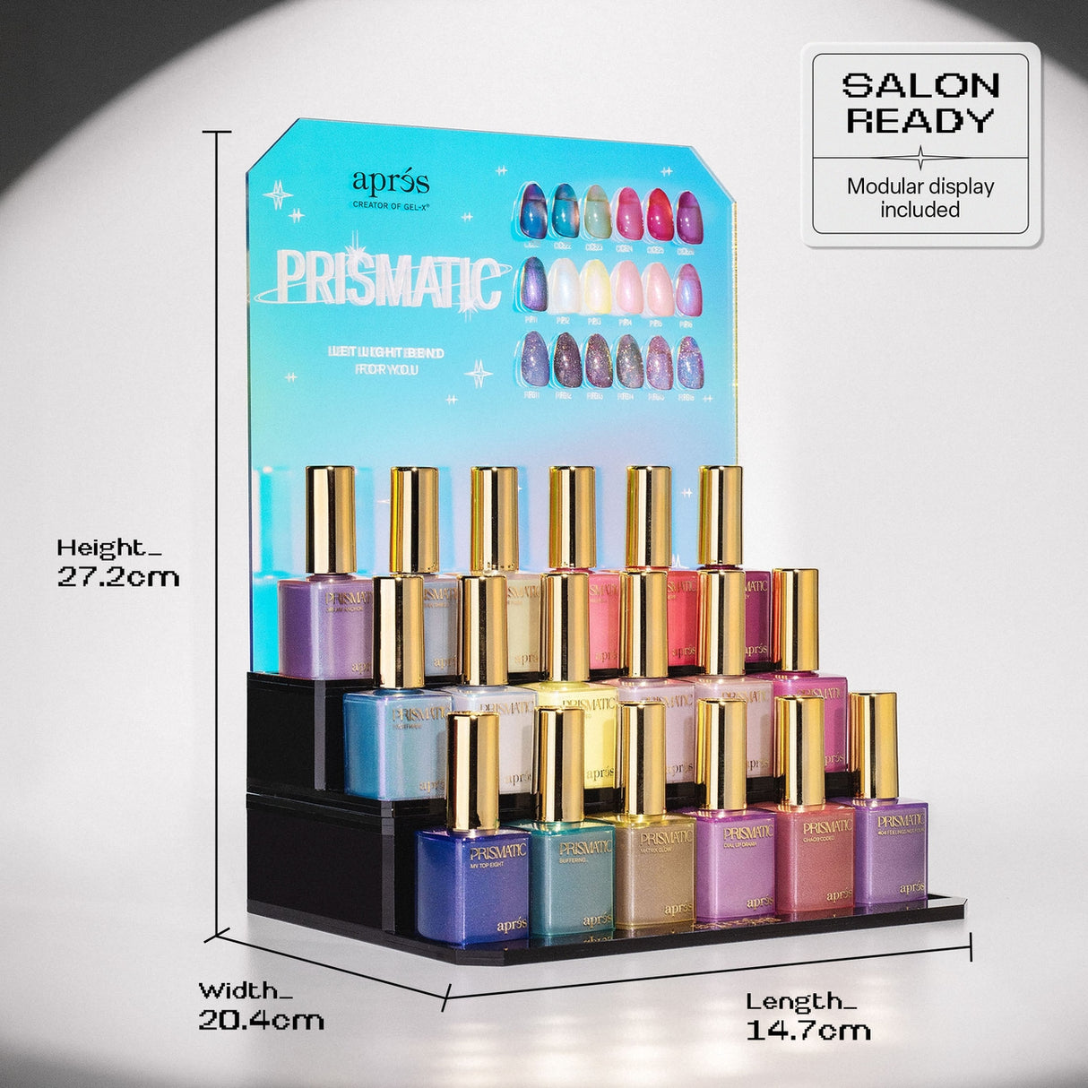 Prismatic 18pcs Gel Couleur Set (HEMA/TPO/TMPTA-Free)