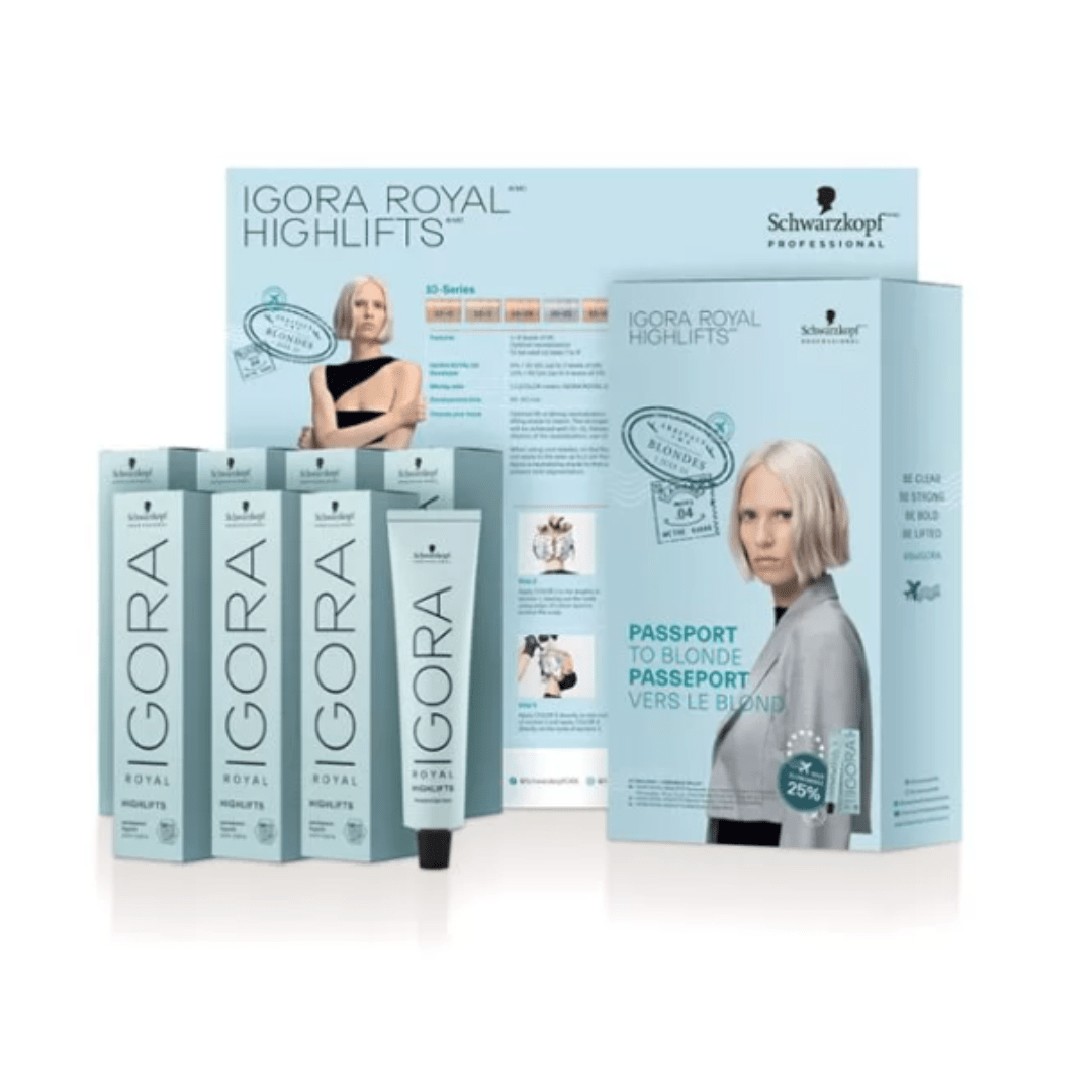 Schwarzkopf Permanent Color Igora Royal Highlifts Passport To Blonde Kit