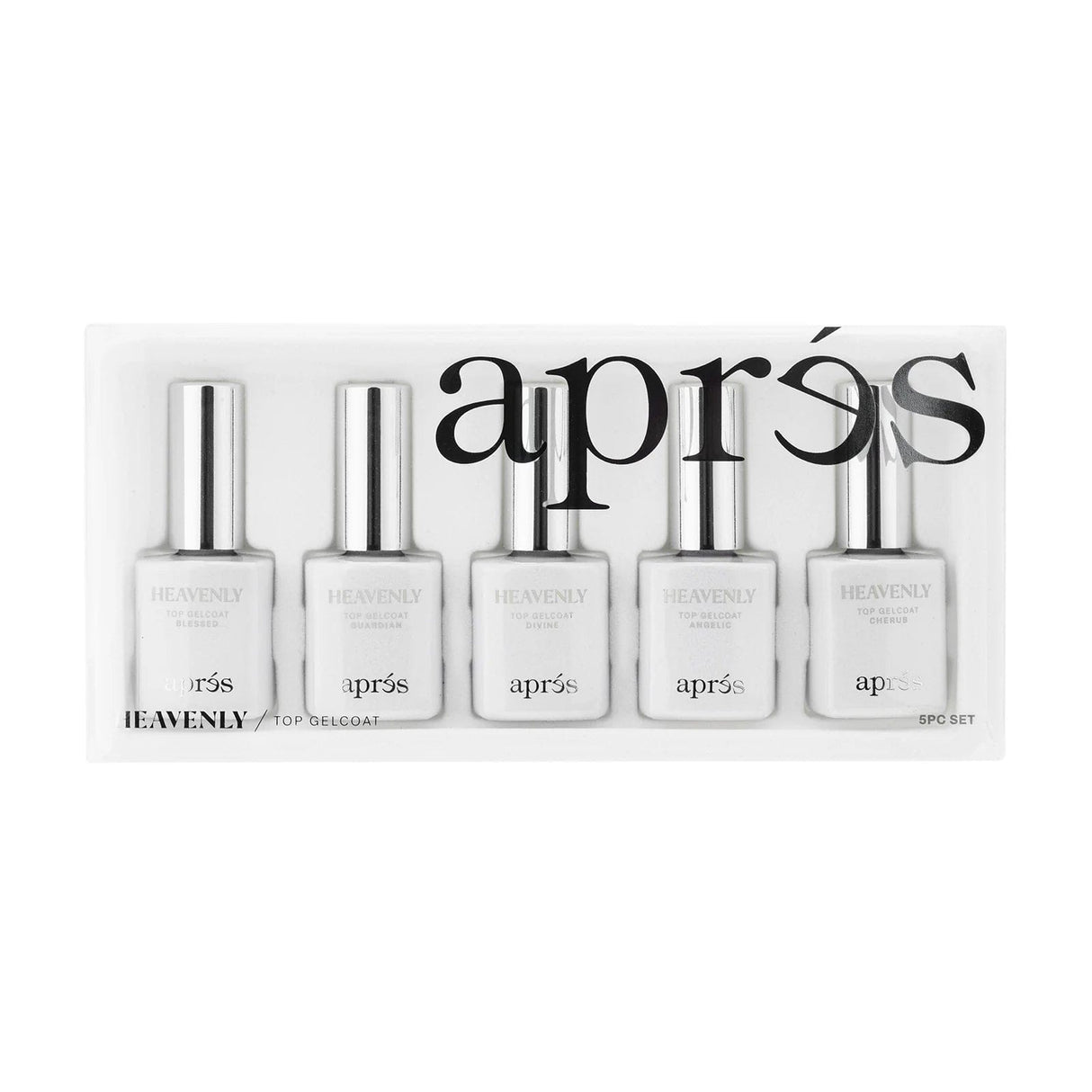 Apres Heavenly Top Gelcoat Set (5 bottles)