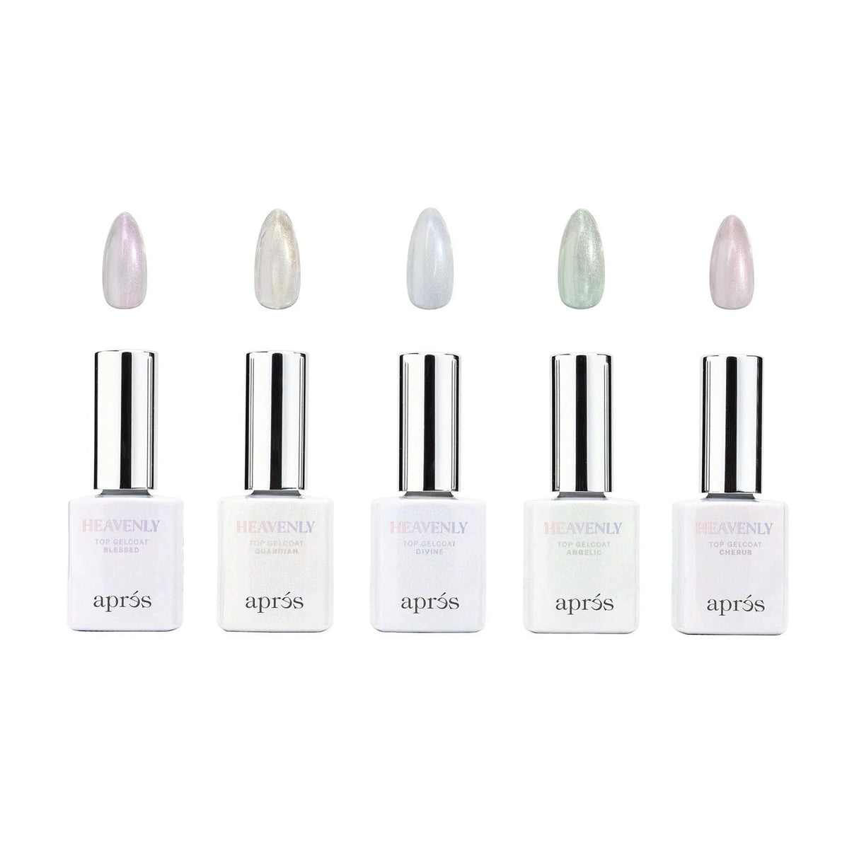 Apres Heavenly Top Gelcoat Set (5 bottles)