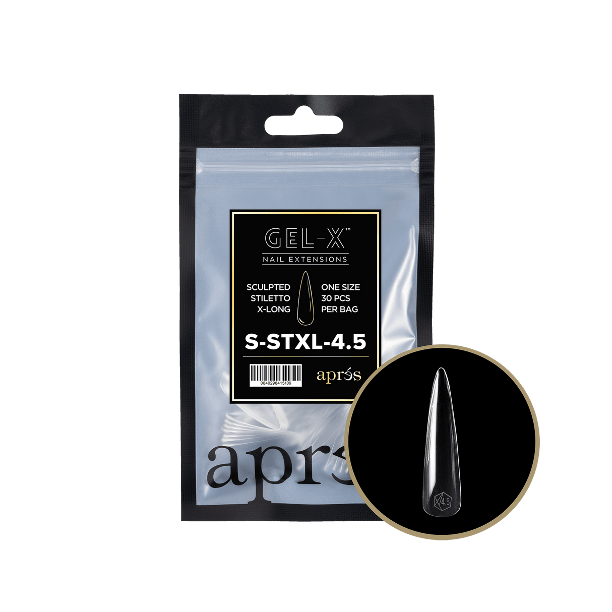 Apres Refill Bags (25pcs) Sculpted Stiletto Extra Long Tips