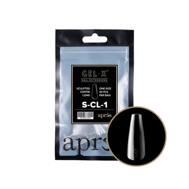 Apres Refill Bags (50pcs) Sculpted Coffin Long