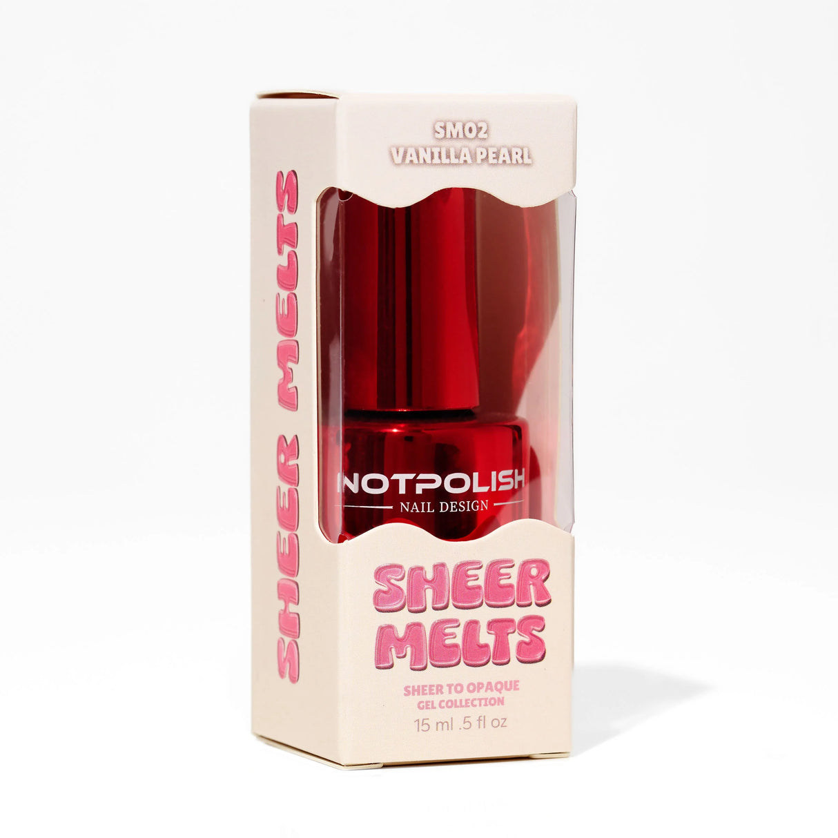 Notpolish Sheer Melts Gel Polish SM02 VANILLA PEARL