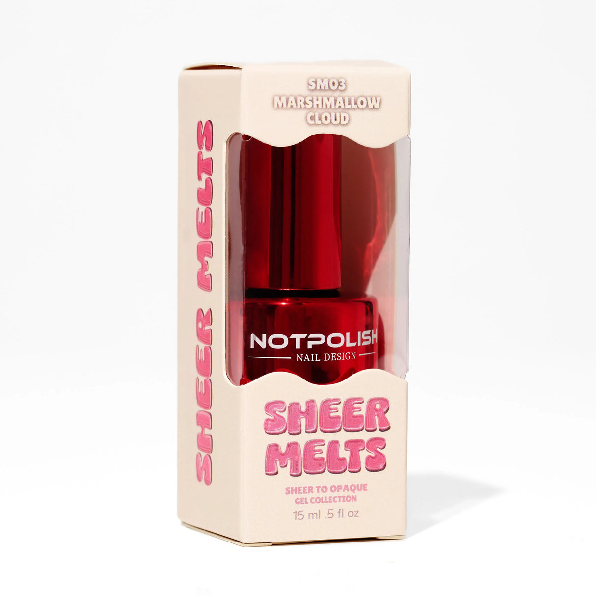 Notpolish Sheer Melts Gel Polish SM03 MARSHMALLOW CLOUD