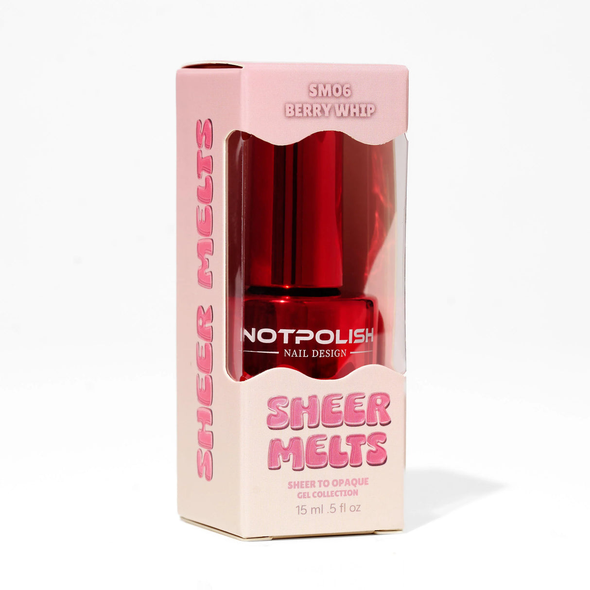 Notpolish Sheer Melts Gel Polish SM06 BERRY WHIP