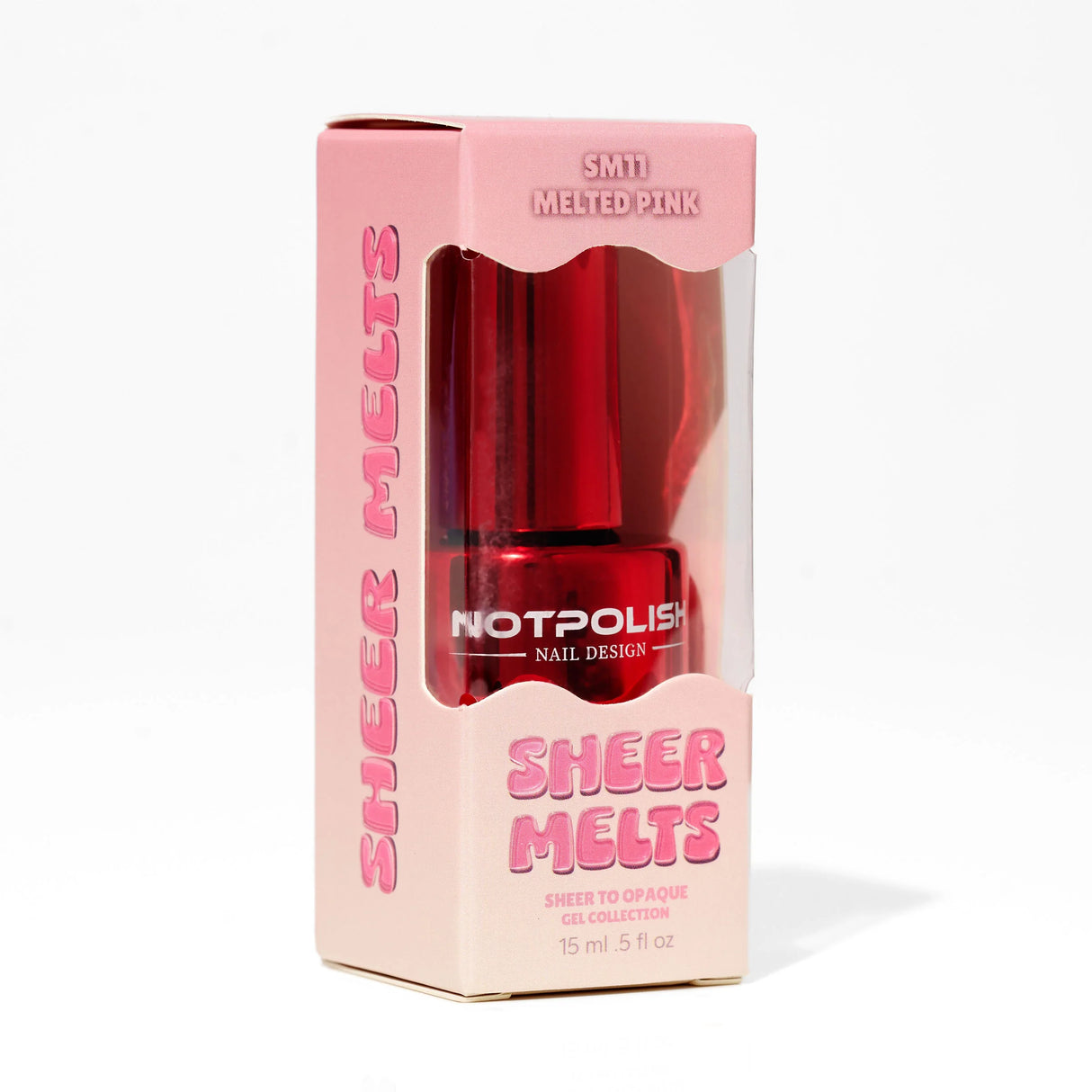 Notpolish Sheer Melts Gel Polish SM11 MELTED PINK