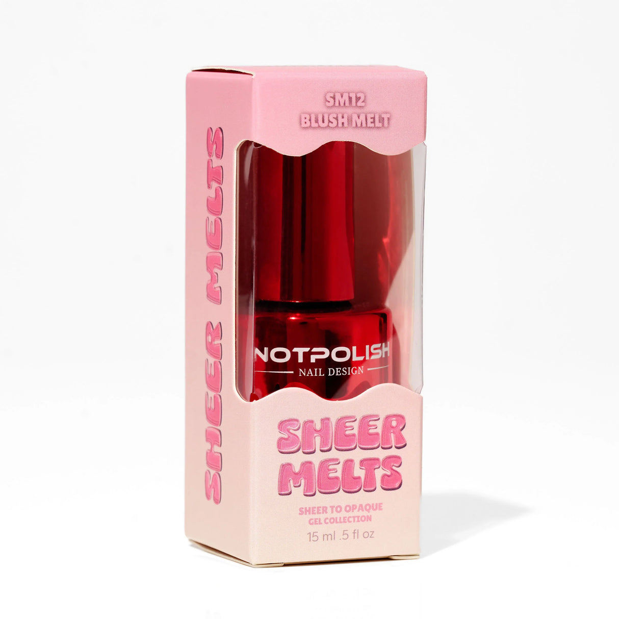 Notpolish Sheer Melts Gel Polish SM12 BLUSH MELT