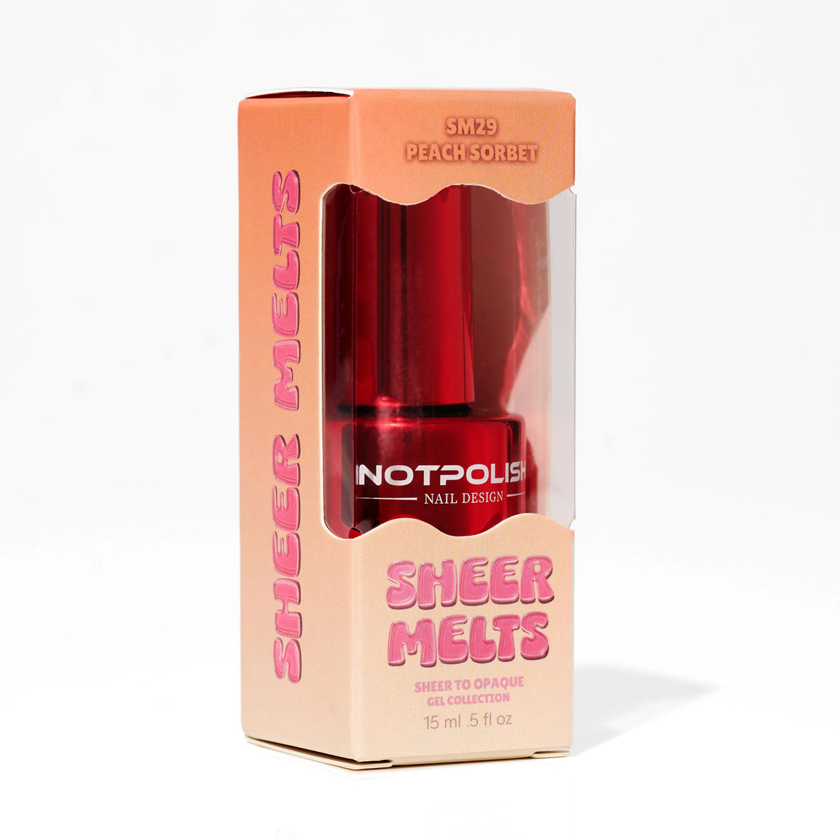 Notpolish Sheer Melts Gel Polish SM29 PEACH SORBET